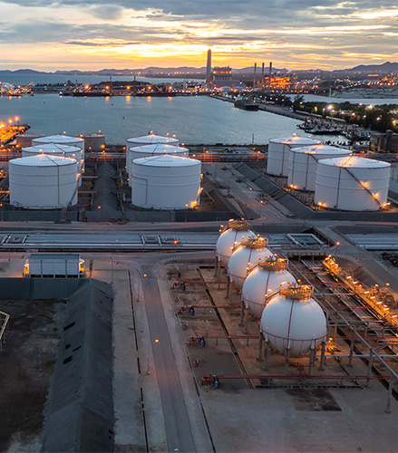 Big Oil Tanks in the Ecoil Technologies factory